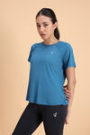 Zelocity Quick Dry Relaxed Top - Saxony Blue — thumbnail 2